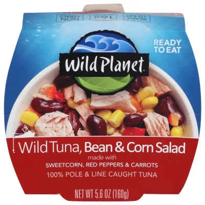Wild Planet Ready-to-Eat Wild Tuna Bean & Corn Salad - 5.6 oz