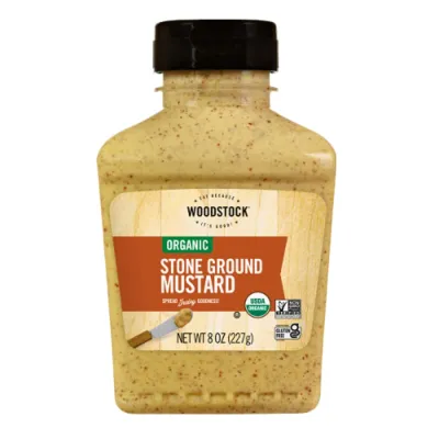 Woodstock Organic Stone Ground Mustard - 8 oz