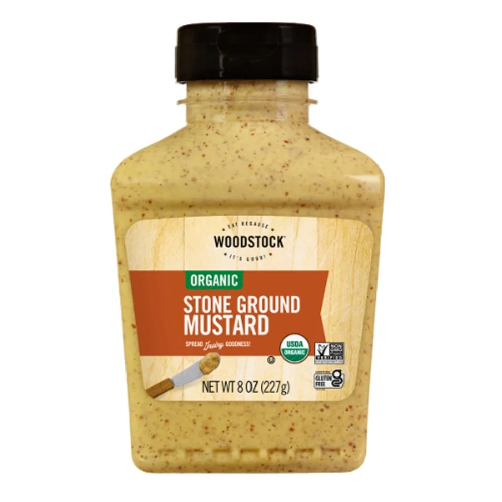 Woodstock Organic Kosher Stoneground Mustard - 8 oz