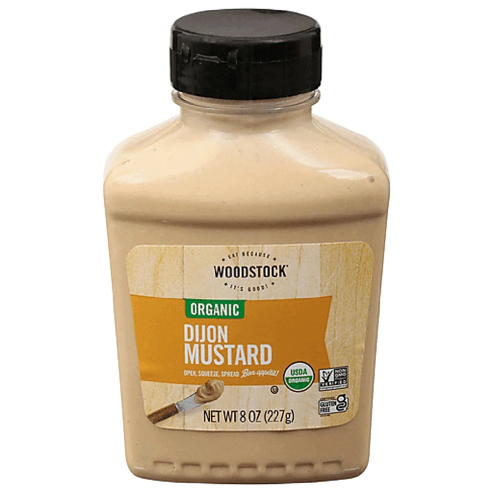 Woodstock Organic Kosher Dijon Mustard - 8 oz