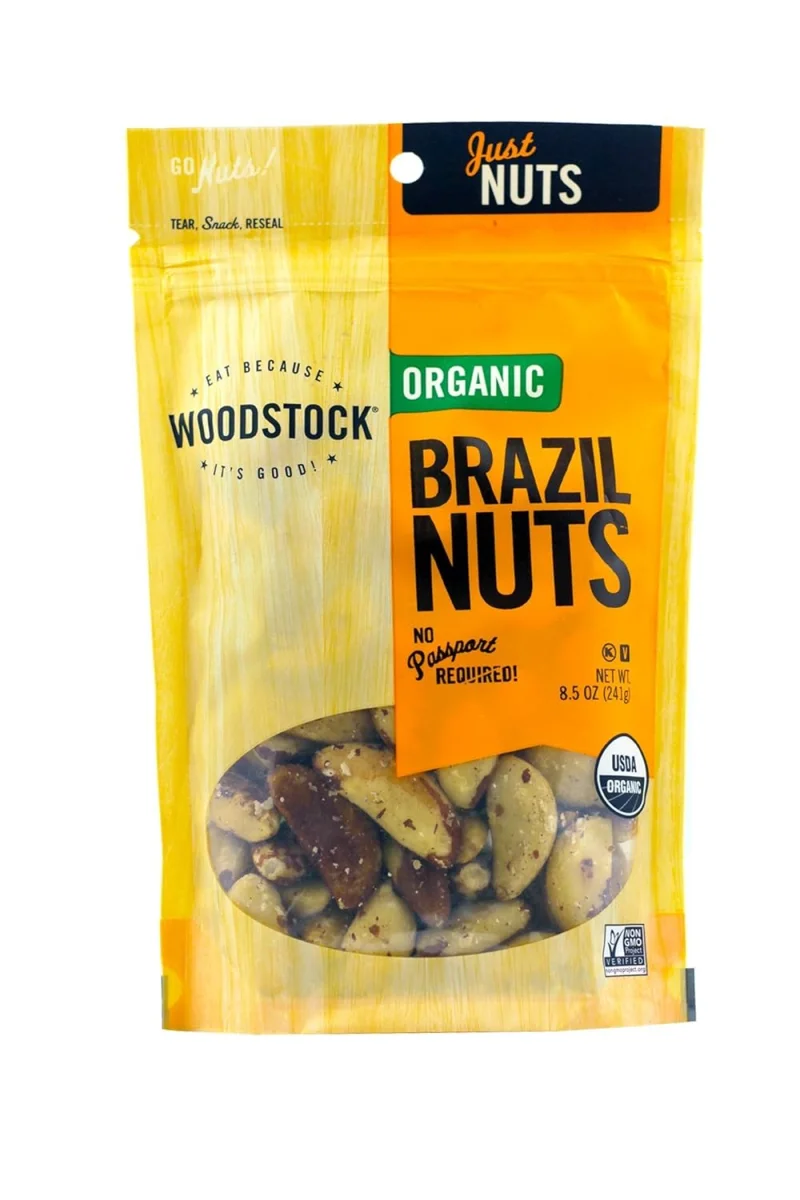 Woodstock Organic Kosher Brazil Nuts - 8.5 oz