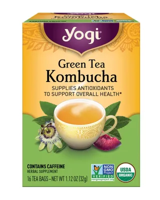 Yogi Tea Organic Kombucha Green Tea - 16 Tea Bags