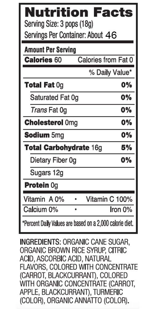 YumEarth Organic Favorite Fruits Pops - 20 Pops