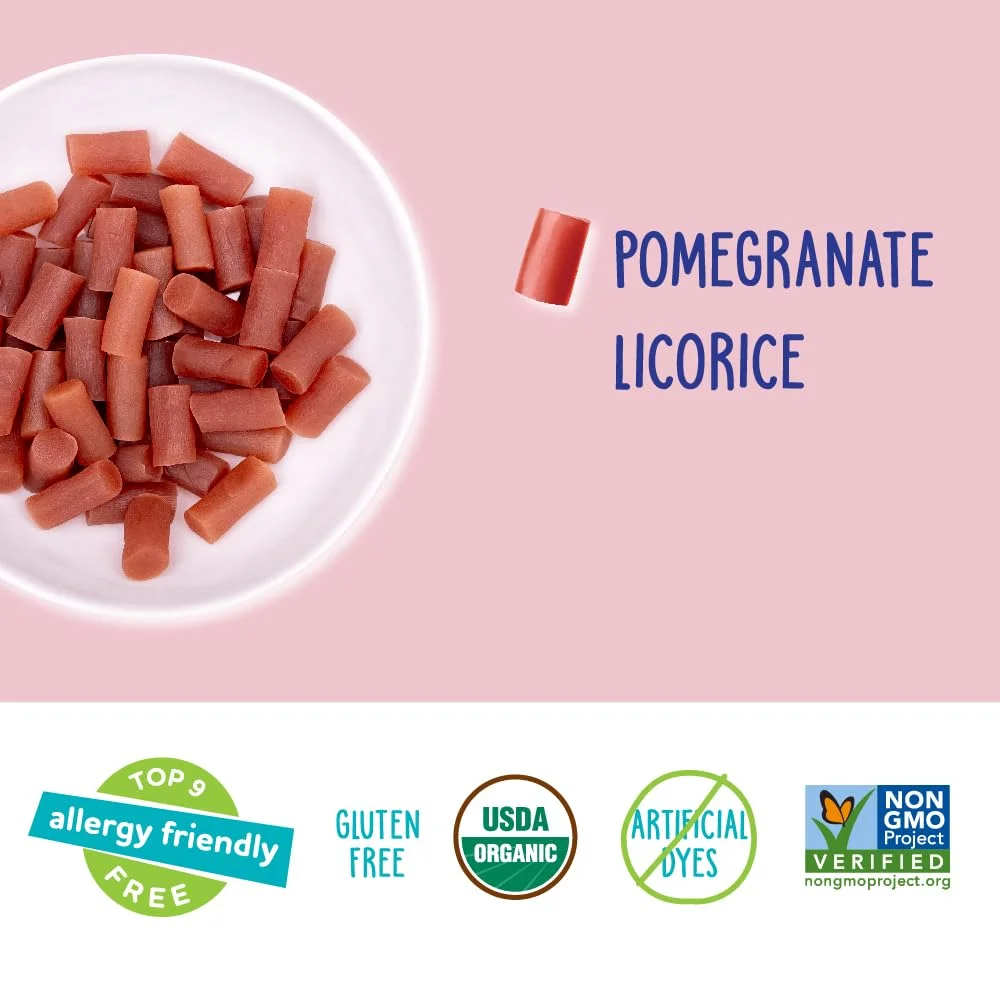 YumEarth Organic Pomegranate Licorice - 5 oz