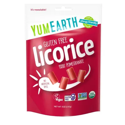 YumEarth Organic Pomegranate Licorice - 5 oz