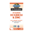 Garden of Life Dr. Formulated Vitamin D3 5000 IU & Zinc - 30 Small Tabs