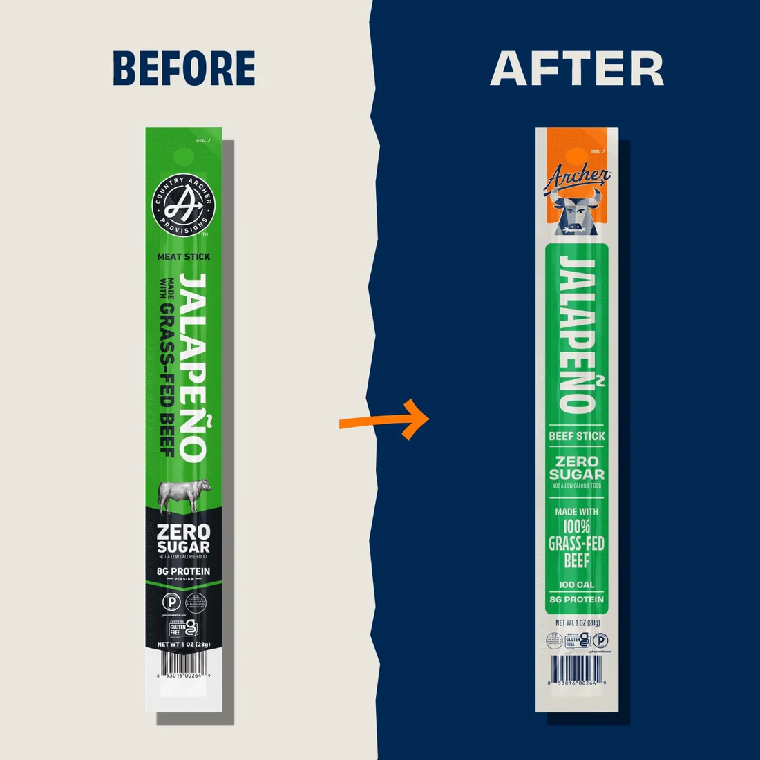 Country Archer Jalapeno Beef Stick - 1 oz