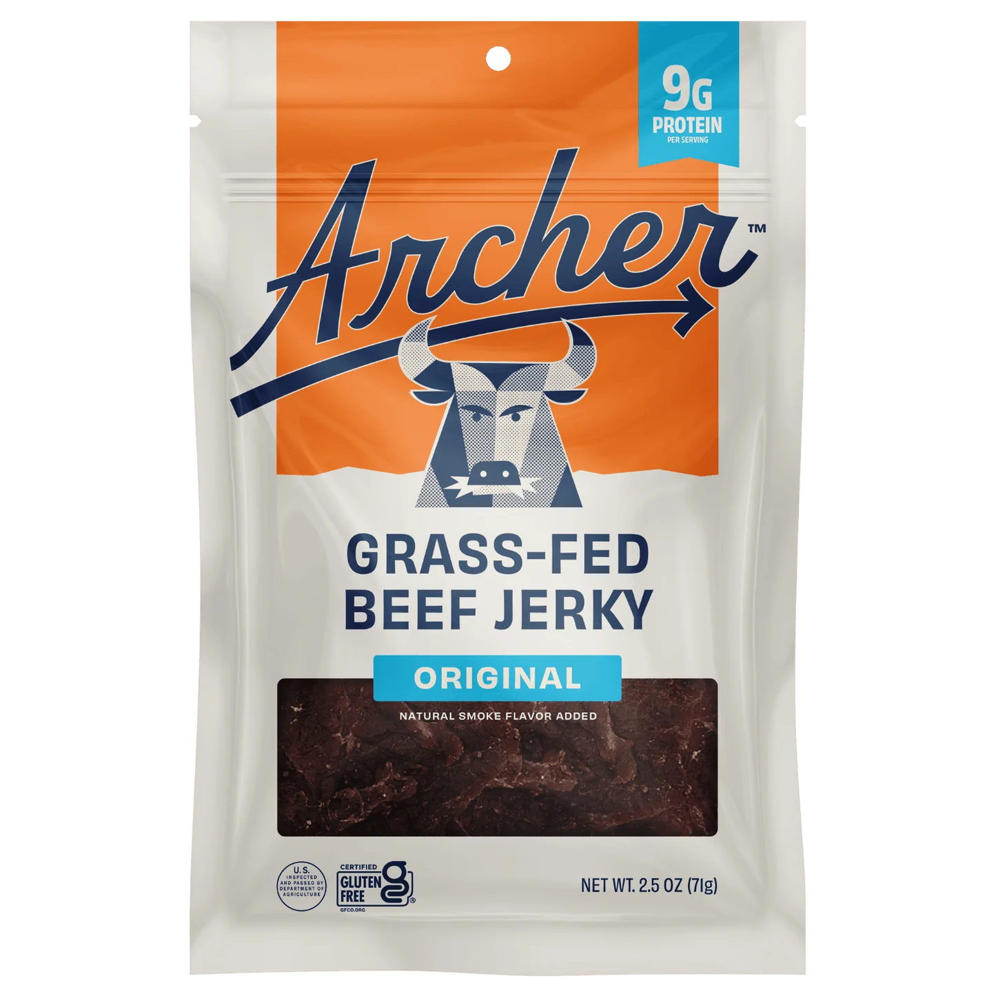 Country Archer Grass-Fed Beef Jerky, Original - 2.5 oz