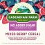 Cascadian Farm Organic Mixed Berry Cereal, No Added Sugar - 12.5 oz