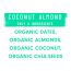 JONESBAR Organic Plant Based Protein Bar, Coconut Almond