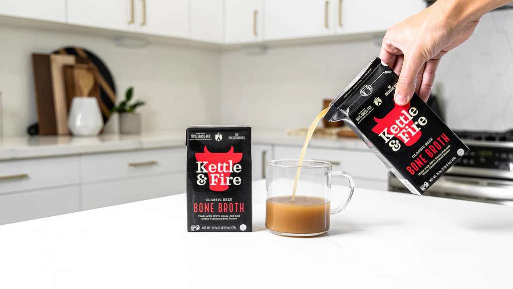 Kettle and Fire Beef Broth Bone-Roasted Grass-Fed