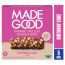 MadeGood Organic Chewy Chocolate Drizzled Granola Bars, Birthday Cake - 5 Bars