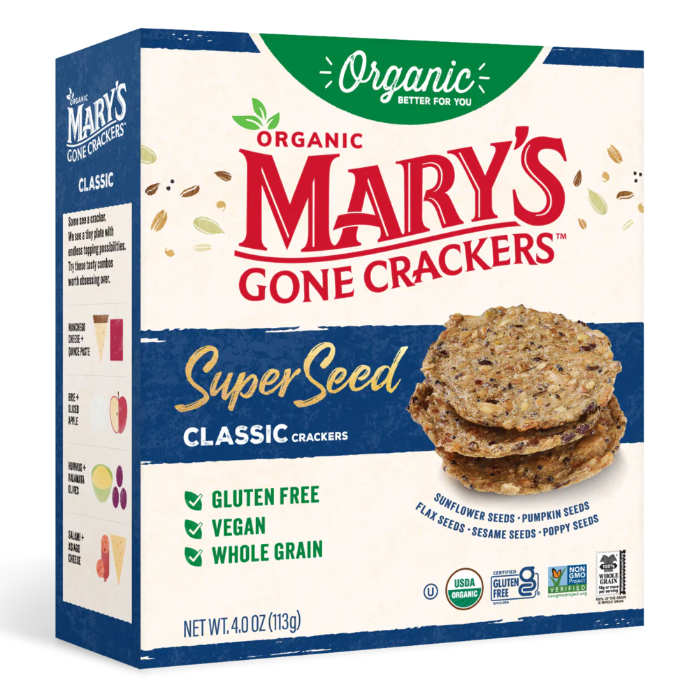 Mary's Gone Crackers Crackers Super Seed Classic Organic