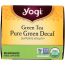 Yogi Tea Organic Pure Green Decaf Green Tea - 16 Tea Bags
