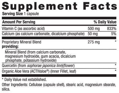 Country Life Buffer-C pH Controlled 500 mg 60 Vegetarian Capsules