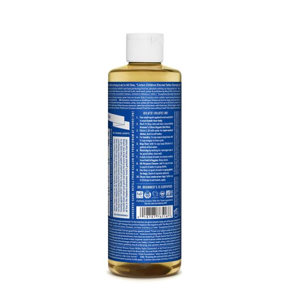 Dr. Bronner's 18-IN-1 Pure-Castile Magic Soap Peppermint - 16 fl oz