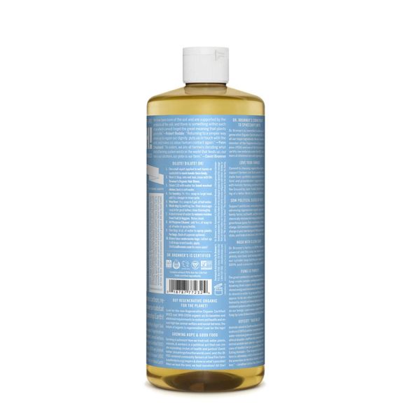 Dr. Bronner's 18-IN-1 Pure-Castile Magic Soap Baby Unscented - 32 fl oz