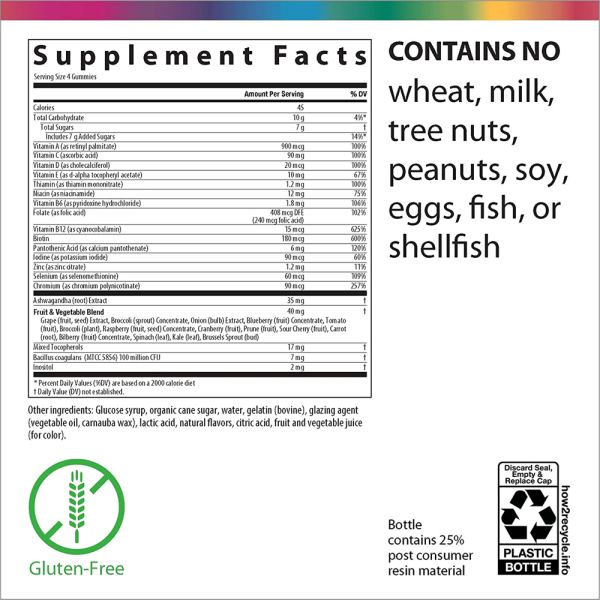 Rainbow Light Teen's Multivitamin Blueberry 120 Gummies