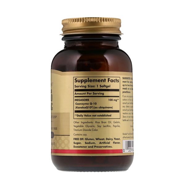 Solgar Megasorb CoQ-10 100 mg 90 Softgels