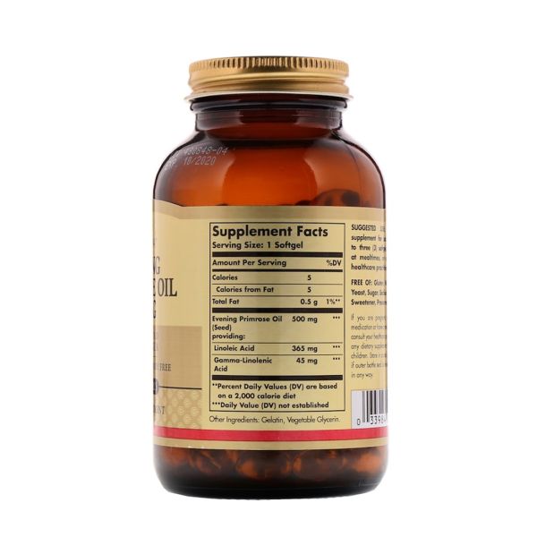 Solgar Evening Primrose Oil - 500 mg - 180 Softgels