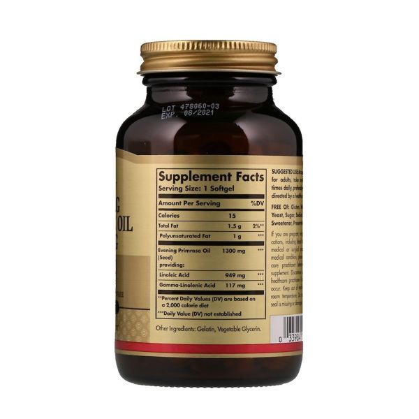 Solgar Evening Primrose Oil - 1300 mg - 60 Softgels