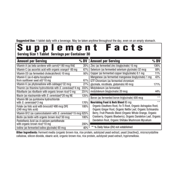 MegaFood Men’s One Daily 30 Count