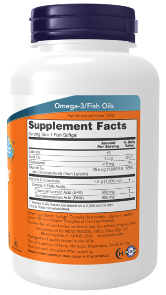 NOW Ultra Omega 3-D™ - 90 Softgels