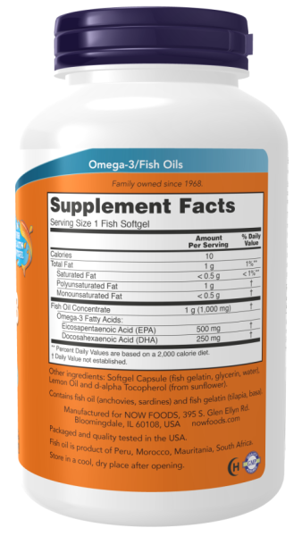 NOW Ultra Omega-3 - 180 Softgels