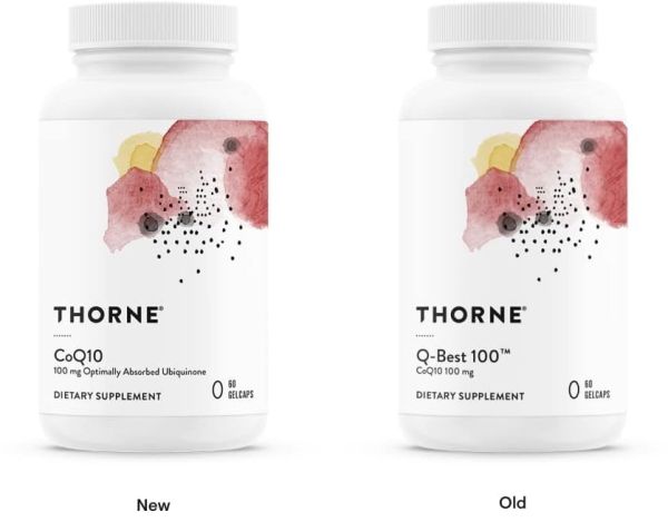 Thorne CoQ10 - Formerly Q-Best 100 - 100 mg - 60 Gel Caps