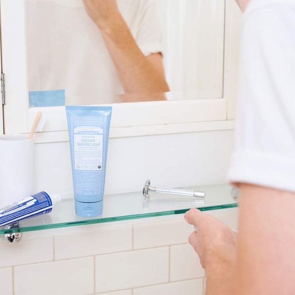 Dr. Bronner's Organic Shaving Soap Unscented - 7 fl oz