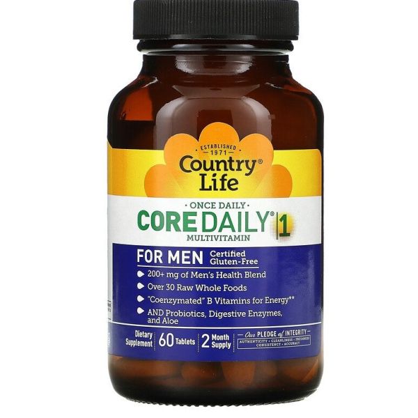 Country Life Core Daily-1 for Men - 60 Tablets