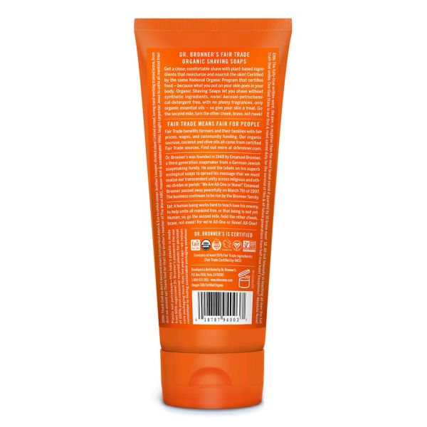 Dr. Bronner's Organic Shaving Soap Tea Tree - 7 fl oz