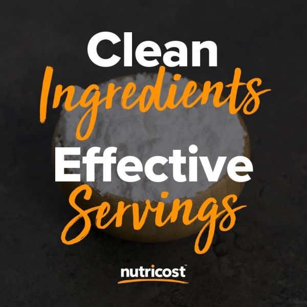 Nutricost L-Glutamine Powder Unflavored - 200 Servings