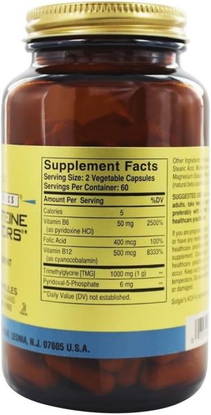 Solgar Homocysteine Modulators® - 120 Vegetable Capsules