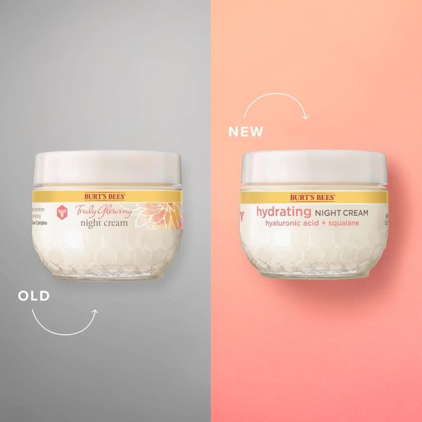 Burt's Bees Truly Glowing Night Cream Unisex 1.8 oz