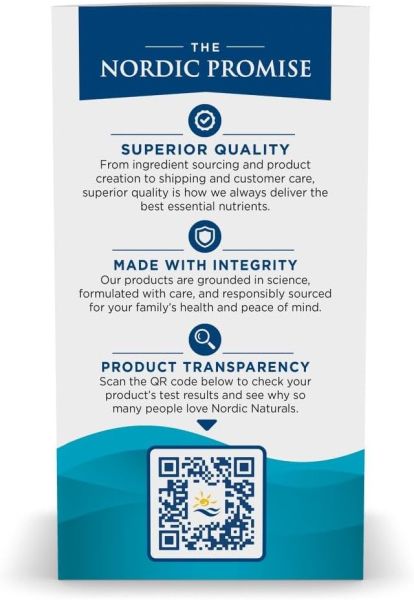 Nordic Naturals Omega-3 Lemon - 690 mg - 180 Softgels