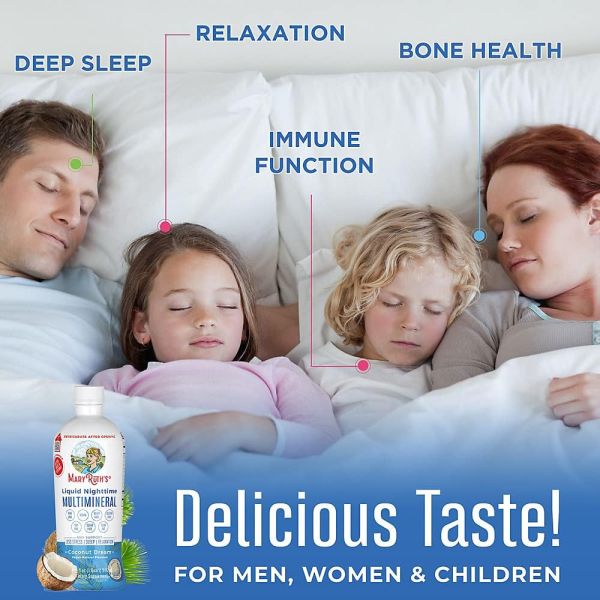 MaryRuth's, Liquid Nighttime Multimineral, Coconut Dream, 30 fl oz (887 ml)