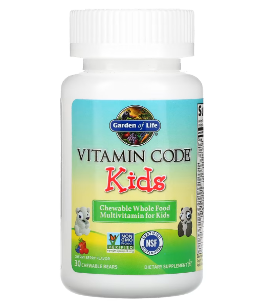 Garden of Life Kids Vitamin Code Multivitamin Cherry Berry - 30 Chewables