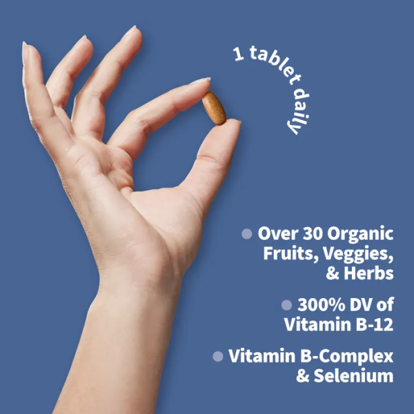 Garden of Life Organics Men's Once Daily Multivitamin - 30 Vegan Tablets