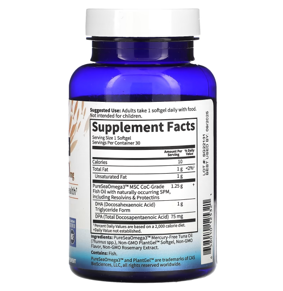 Garden of Life Dr. Formulated DHA - 1000 mg - 30 Lemon Softgels