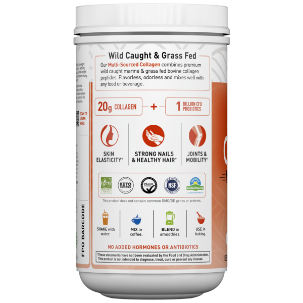 Garden of Life Wild Caught & Grass Fed Collagen Powder Unflavored - 12 Servings