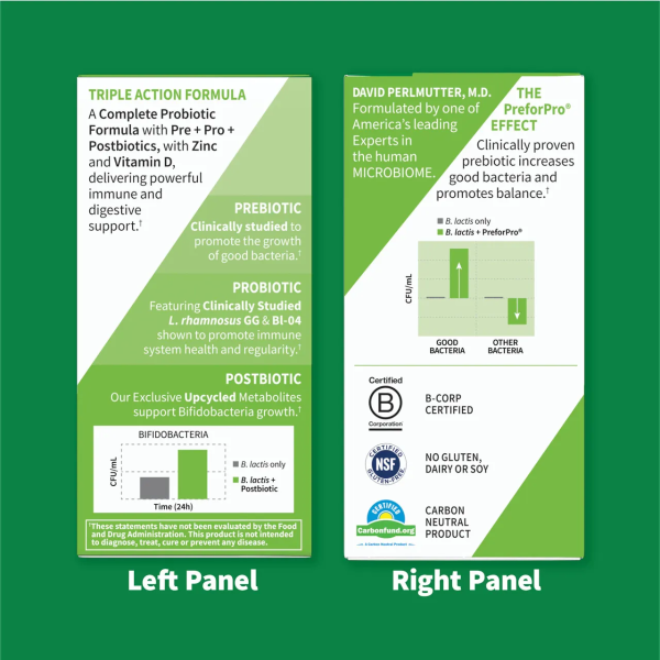 Garden of Life Dr. Formulated Probiotics Immune Pre + Pro + Postbiotics - 50 billion - 30 Vegetarian Capsules