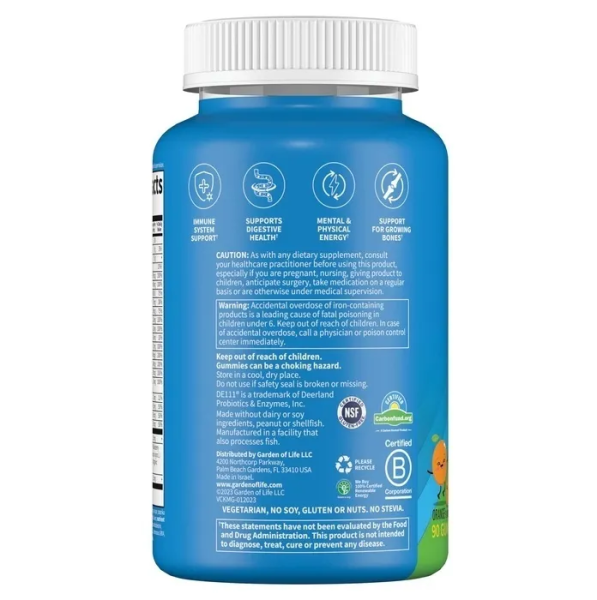 Garden of Life Kids Vitamin Code Multivitamin with Iron Orange - 90 Gummies