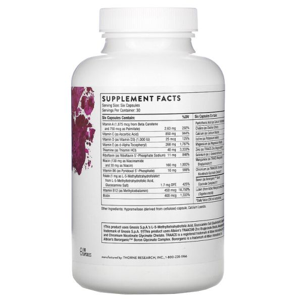 Thorne Women's Multi 50+ - 180 Capsules