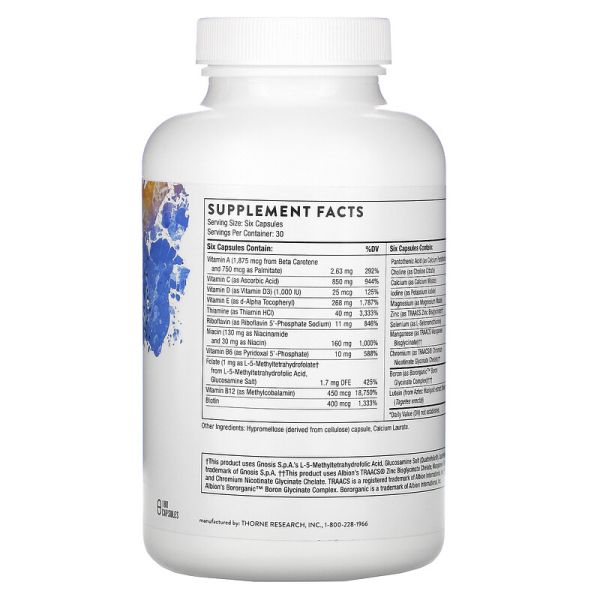 Thorne Men's Multi 50+ - 180 Capsules