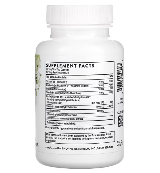 Thorne Research, Relora Plus, 60 Capsules