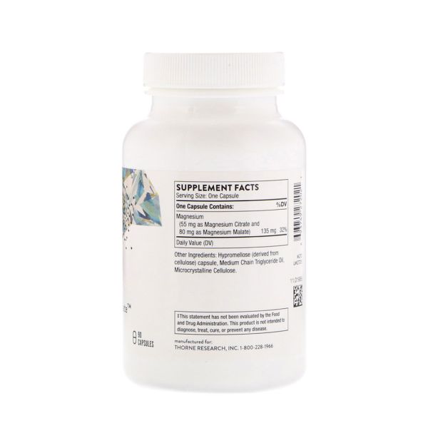Thorne Magnesium Citramate - 90 Capsules
