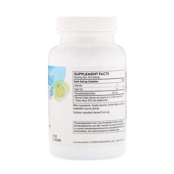 Thorne Phosphatidyl Choline - 60 Gel Caps