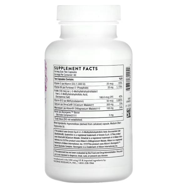 Thorne Advanced Bone Support - 120 Capsules