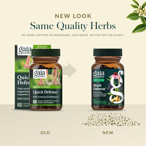 Gaia Herbs, Quick Defense®, 40 Liquid Phyto-Caps®